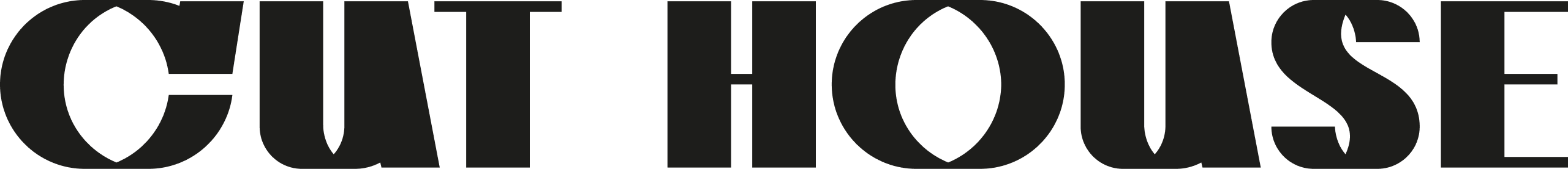 Logo akademii barberingu CUT HOUSE